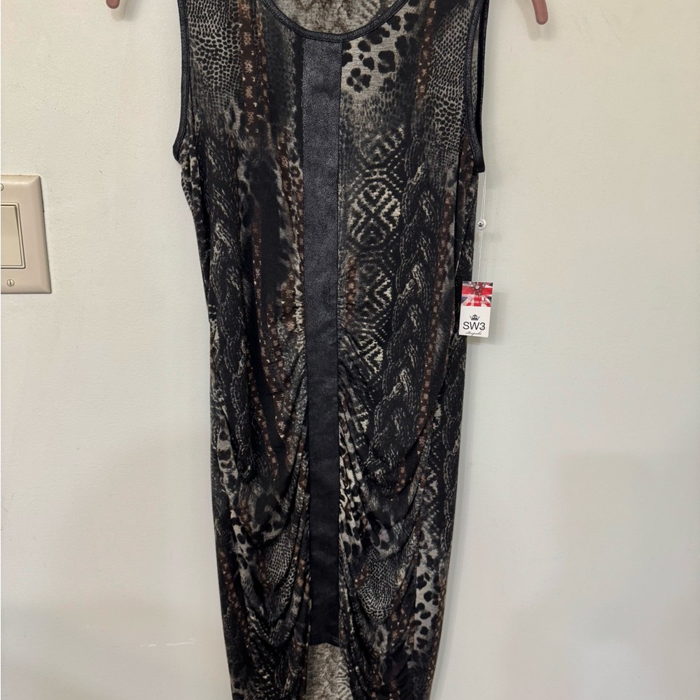 NWT Petite SW3 Bespoke Exotic Patterned Dress
